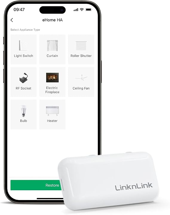 eHome HA Smart Wi-Fi RF Universal Remote Hub