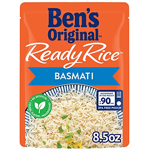 BENS ORIGINAL Ready Rice Basmati Rice, Easy Side Dish, 8.5 oz Pouch