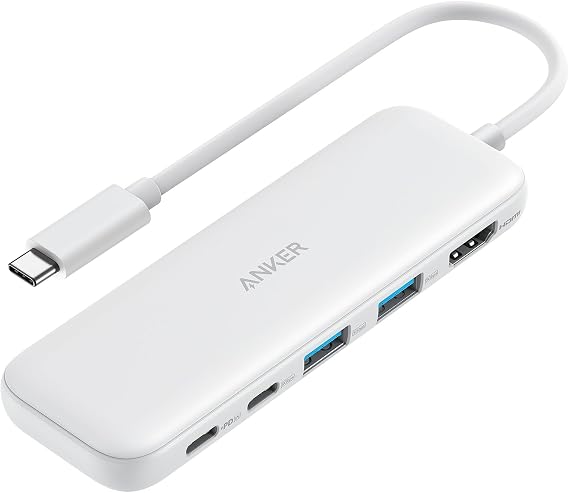 Anker USB C Hub, 5-in-1 USBC to HDMI Splitter with 4K Display