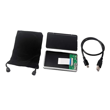 External 1.8" USB 2.0 ZIF Case HDD Enclosure for PC