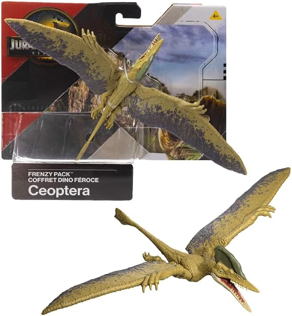 Jurassic World Rebirth, Frenzy Pack Ceoptera Dinosaur Toy