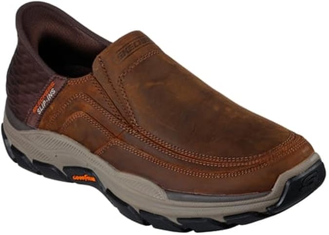 Skechers Men's 204810 Slip-ins: ResSneaker | casual, slip-ins, relaxed fit, heel cushion, air-cooled memory foam, goodyear rubber