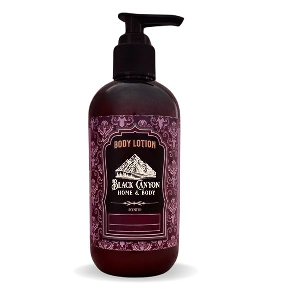 Black Canyon Sandalwood Rose Scented Body Lotion with Lanolin and Jojoba Oil, 12 Oz