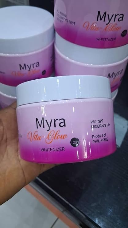 Myra Vita-Glow Super Whitening Face Cream, Whitenizer, 120g (fast Whitening)