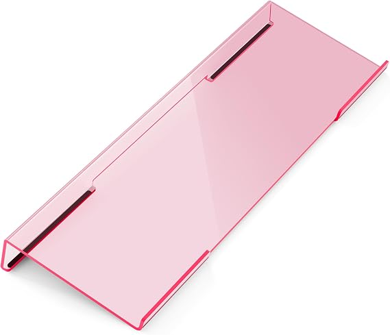Acrylic Computer Keyboard Wrist Rest Stand for Desktop, Keyboard Riser