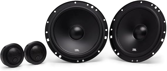 JBL stage1 601C 2-way car sound system by Harman Kardon 200 watts components car speaker box set with 16–17 cm installation car speaker and tweeter black