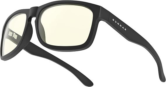 Gunnar Intercept Onyx Gaming Glasses, Clear Lens