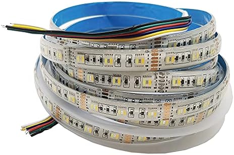 5M 5050 RGBCCT 5 in 1 Led Strip Lights 12V RGB WW CW Led Strips Lighting Led Strip RGBW 6pin 60ledsm Ribbon Lamps IP306567 Waterproof IP65, 24V