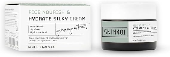 SKIN401 Pirinç Özlü Besleyici ve Nemlendirici İpeksi Krem 50ml