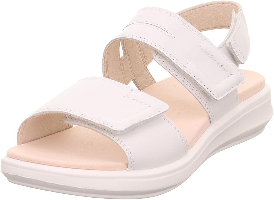 Ella Leather Heel Sandals Beige