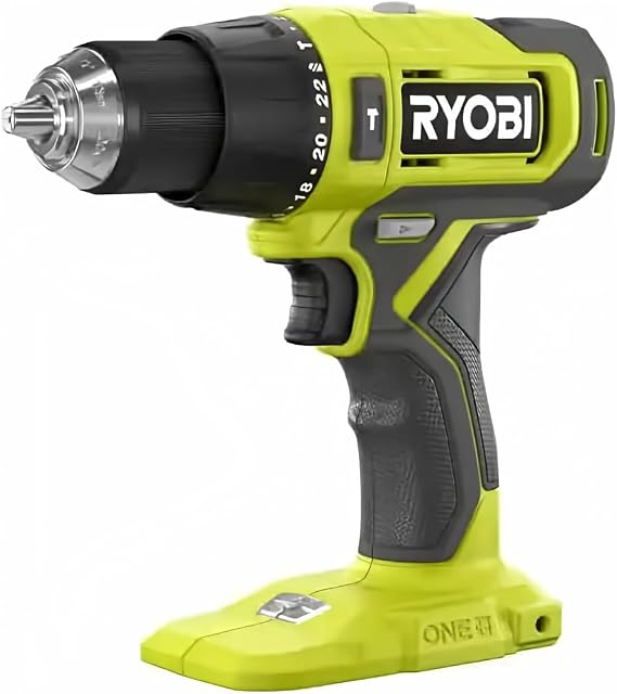 RYOBI ONE+ 18V Cordless 1/2 in. Hammer Drill - 515 in-lbs Torque, 0-1,750 RPM, Tool Only (Battery Not Included) - PCL220B