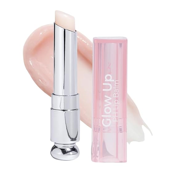 MCoBeauty Glow Up pH Color Changing Hydrating Tinted Lip Balm | With Sheer Pink Tint, Moisturizing Balm for Dry Lips, Glossy Buildable Finish, Vegan & Cruelty Free