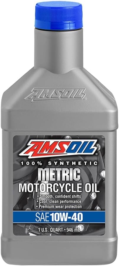 Amsoil MCFQT 10W-40 Synthetic Motorcycle Oil