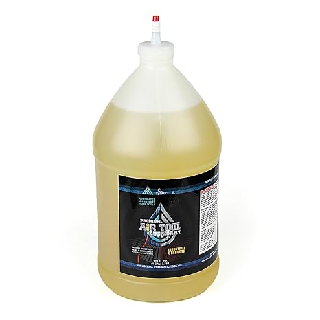 Premium Air Tool Lubricant - 128 FL. OZ. (1 Gallon) Industrial Pneumatic Tool Oil