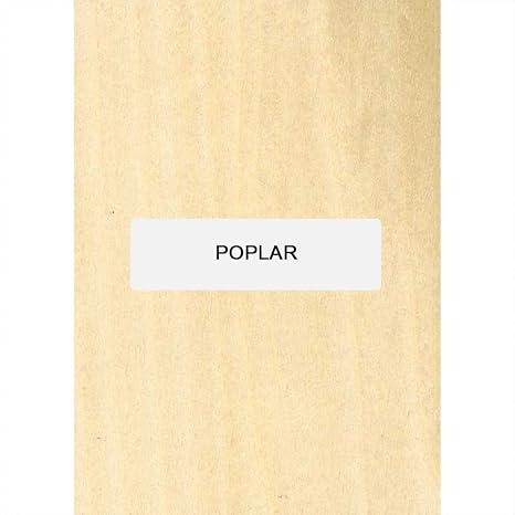 Poplar Bookmatched Guitar Drop Tops 21" x 7" x 1/4"