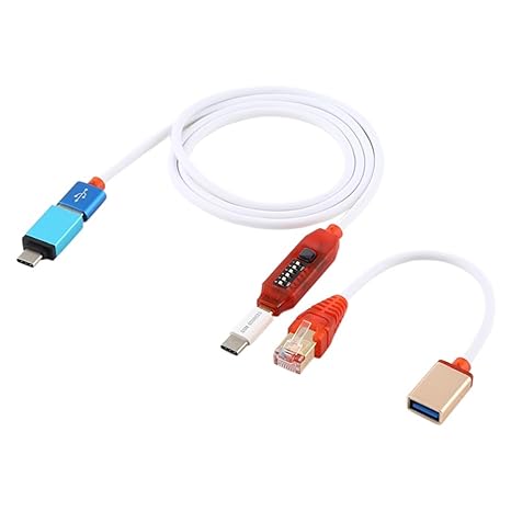 Boot Cable RJ45 Multifunction Cable for /9008 Modes Fast Charging for Dongle