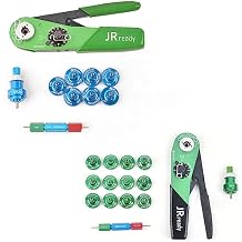 JRready Aviation Contacts Crimp Tool KIT ST1010 +ST1049 widely worked for the crimping of wires and contacts in electronic connectors