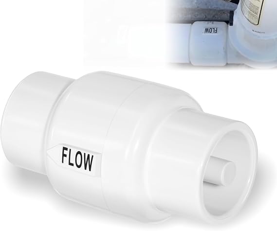 1.5-2 inch Corrosion Resistant Check Valve Replace Part for R172288 Check Valve Compatible with Pool and Spa Automatic Feeder Model 300 302 320 & 322