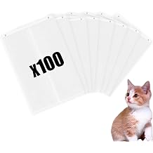 Cat Litter Box Liners for PetSnowy SNOW+ Cat Litter Box, 100 PCS Self-Sealing Waste Drawer Bags for Automatic Cat Litter Box (100 Pcs)