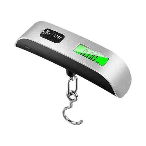Luggage Weight Scale, 6pcs 110lb/50kg Portable Digital Scale LCD Display Electronic Hook Scale Luggage Hanging Suitcase Travel Baggage Weight Balance Tool,Hand Scale
