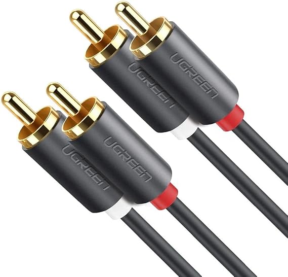Ugreen RCA 3.5mm Aux Ses Kablosu, 1.5 Metre
