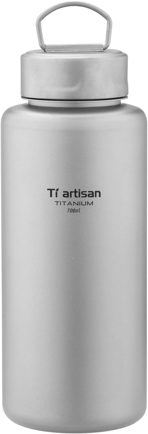 Ultralight Titanium Water Bottle 700ml/23.67fl oz Leakproof