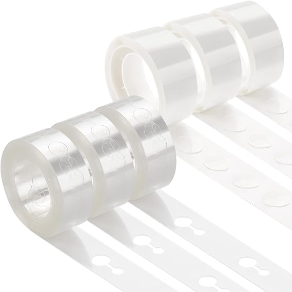 KICNIC Balloon Arch Strip, 49ft Balloon Tape, 300 Glue Point Dots