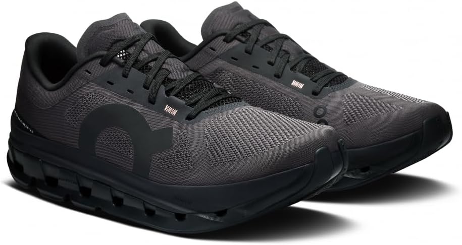 On Running Cloudflow 5 Women's Helion Max Energy Nylon Blend Trainers (Black, US 7.5)