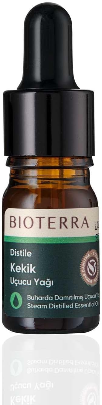 Bioterra Organik Kekik Uçucu Yağı - Yoğun ve Ferahlatıcı Aroma - Aromaterapi ve Difüzör Kullanımı - Seyreltilerek Cilt Bakım Rutinlerine Uygun
