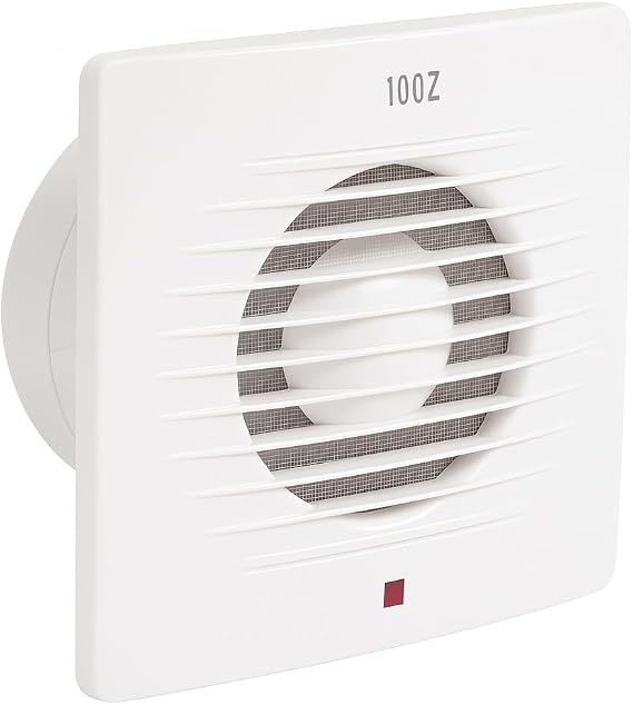 Rooster 15 cm (150) Aspirator Fan – 150 m³/h Flow | Ventilation for Bathroom, Kitchen and WC | 20W, 47 dB, 1350 RPM | IP20 Protected, Quiet and Energy Saving Fan