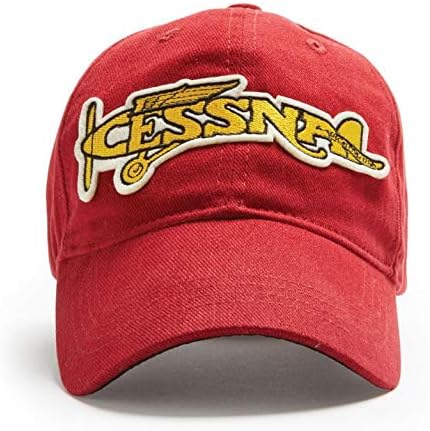RED CANOE Cessna Plane Logo Heritage Red