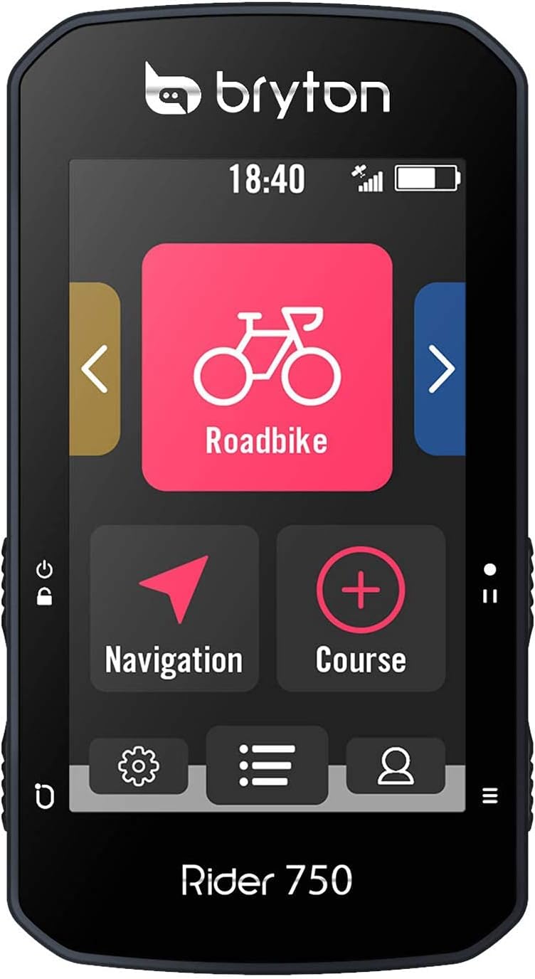 Bryton Rider 750E GPS BikeCycling Computer. USA Version. Color Touchscreen, Maps & Navigation, Smart Trainer Workout, Radar Support, 20hr Battery. Incl. Device & Sport Mount
