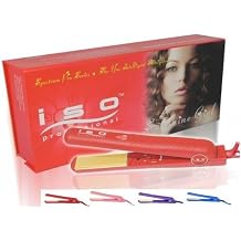 Straightening Flat Iron Sunshine Girl - Red by ISO Beauty