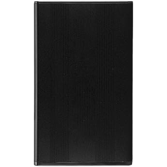 Naroote Externes Festplattengehäuse Tragbares Externes SSD/HDD Gehäuse 25 Zoll 5 Gbit/s 2 TB Kapazität Antistatisches Festplattengehäuse (Festplatte Nicht im Lieferumfang Enthalten)