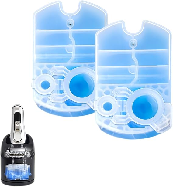 300ml Razor Cleaning Liquid. Compatible For Braun Shaver 170ml Clean & Renew Refill Cartridges CCR(2 PCS)