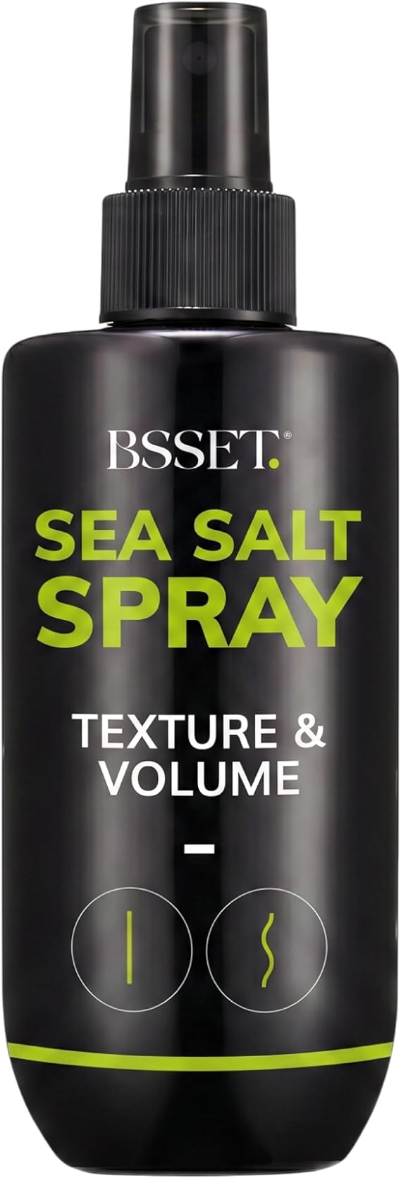 BSSET Sea Salt Spray 250ml - Texturizes and Enhances Straight and Wavy Hair-Natural Matte Beach Look