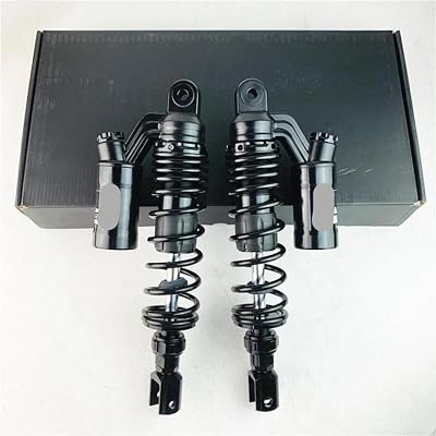Rear Air Shock Absorber Motorcycle Suspension Spring Compatible with BWS Xmax Aerox RSZ Dirt Bikes ATVs 310mm 320mm320mm Black U