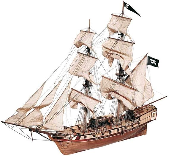 Occre Corsair Wooden Kit 1/80 with Fittings and Sails