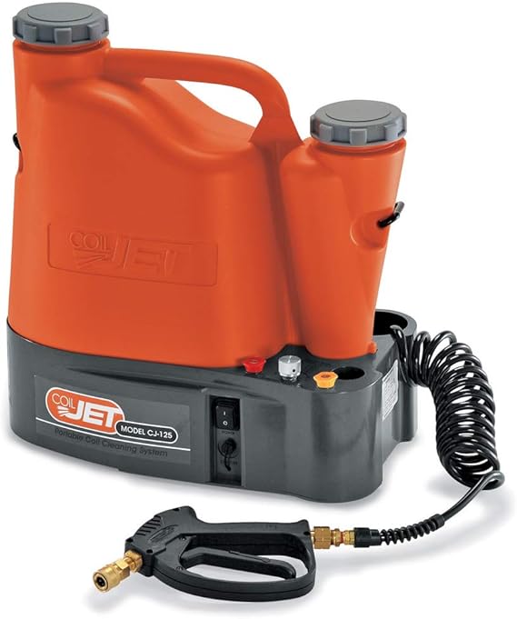 SpeedClean CJ-125 Portable CoilJet Condenser Evaporator Cleaner, Safely Cleans HVAC Coils