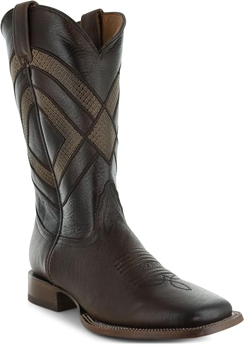 Soto Boots Men's Leather Square Toe Cowboy Boots H50052