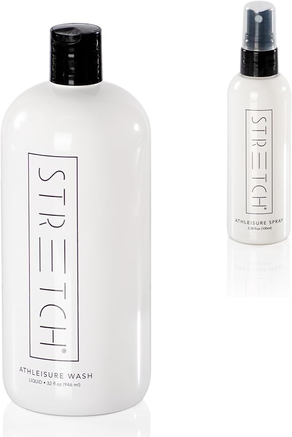 Stretch Active Wear Liquid Laundry Detergent (32 fl oz) + Stretch Pre-Treatment Odor Removal Spray (3.38 fl oz)