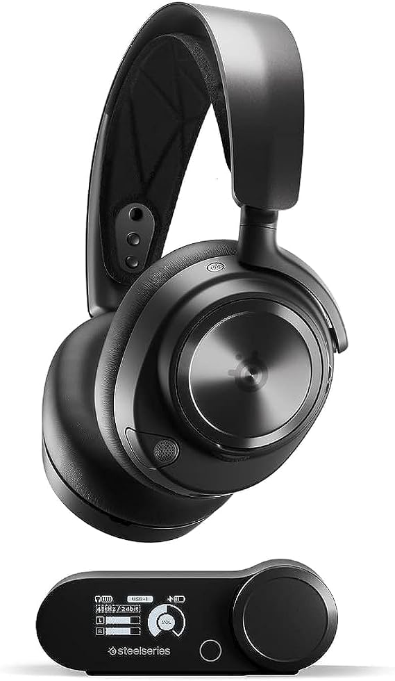 SteelSeries Arctis Nova Pro X Wireless Xbox Multi-Platform Gaming Kulaklık - Hi-Fi Ses Sürücüleri - Aktif Gürültü Giderme - Gen2 Clearcast Mikrofon - Xbox, PC, PS5, PS4, Switch, Mobil