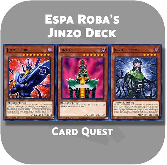 Complete Custom Deck for Yu-Gi-Oh! - ESPA Roba's Jinzo Deck