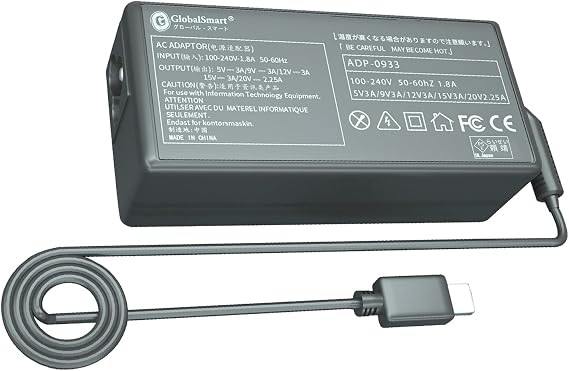 Fujitsu FMV-ACC01A Replacement Charger AC Adapter 20V 2.25A 45W Type-C Connection Power Adapter with 1.2m Power Cable