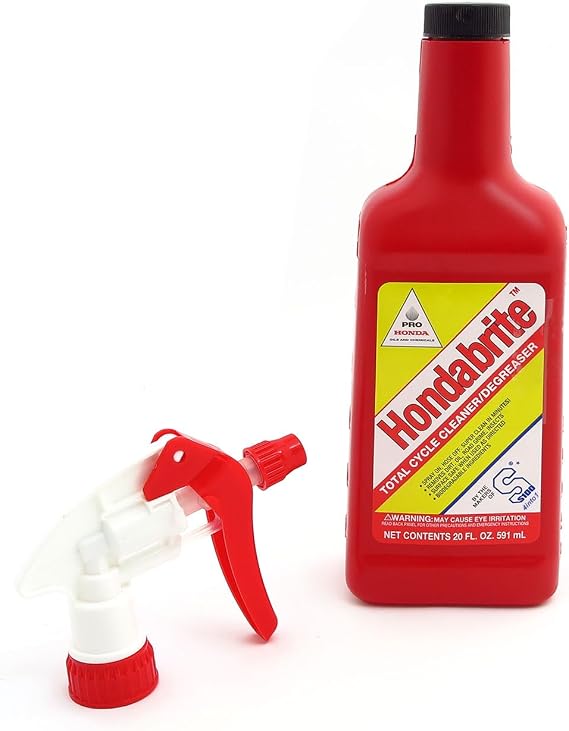 4into1 Genuine Hondabrite - Total Cycle Cleaner & Degreaser - 08732-0020B | Fits Honda & Universal