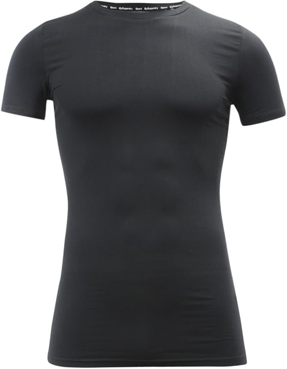 Superdry Men's Gym Basic Sport Runner Grey Grit Crew Neck Short Sleeve T-Shirt