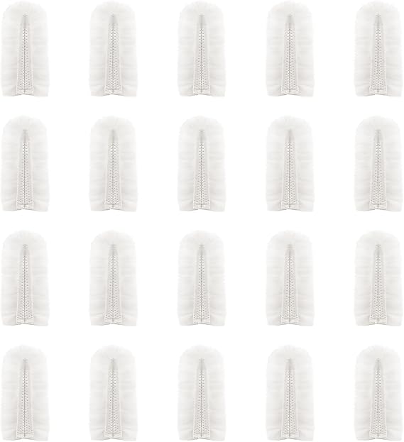 JEBBLAS Disposable Duster Refills White Replacement Head 20 Count