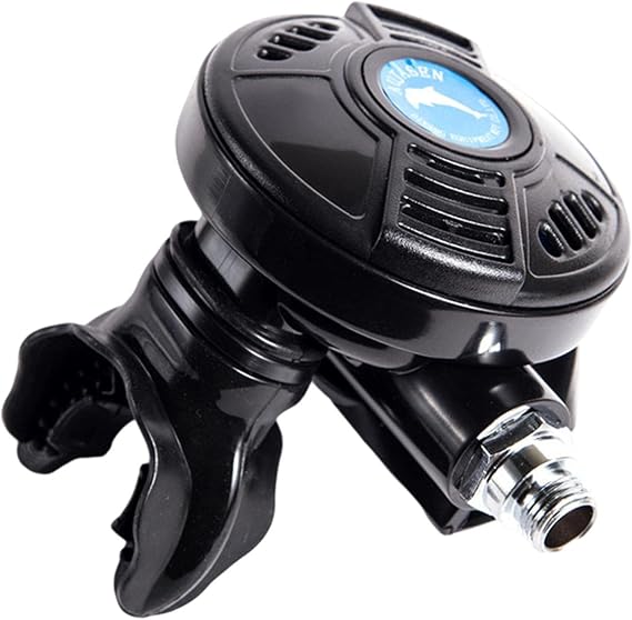 Advanced Scuba Diving Secondary Stage Regulator for Underwater Exploration, Rust-Proof Diving Breathing Regulator, High-Performance Diving Accessories for Scuba Diving and Snorkeling, Black