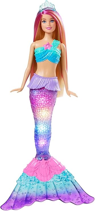 Barbie Dreamtopia Işıltılı Deniz Kızı Barbie™ Işıltılı Deniz Kızı Bebek, ışıklı, 3-7 yaş HDJ36
