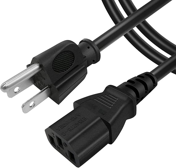 AC in Power Cord Outlet Socket Cable Plug Compatible with Trilithic 9581 SST9581 SST Return Path Analyzer ;QSC RMX1450a RMX1450 RMX 1450 1450a Professional Power Amplifier
